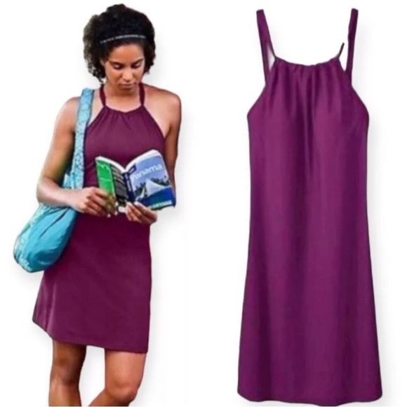 Athleta Kokomo Swim Dress Women's Size S Halter Built In Bra Beach - Picture 2 of 10